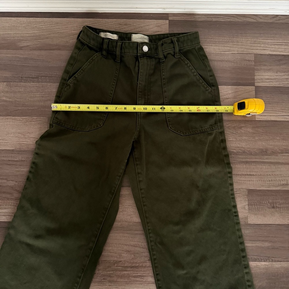 Universal Thread Olive Green Women Jeans - Picture 11 of 15